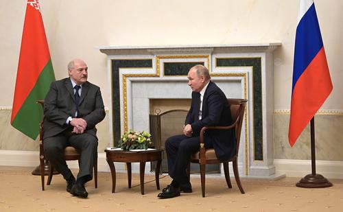 В Санкт-Петербурге началась встреча Путина и Лукашенко 