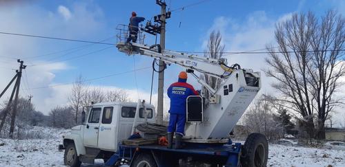 Энергетики восстановили нарушенное энергоснабжение 65% жителей Кубани и Адыгеи
