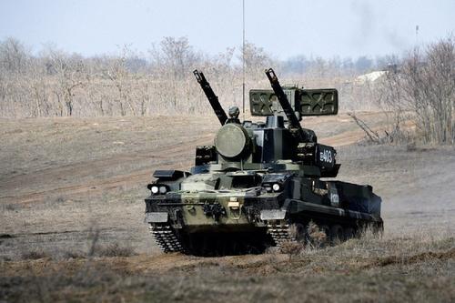 Артиллерия республик Донбасса уничтожила зенитный ракетно-пушечный комплекс «Тунгуска» армии Украины