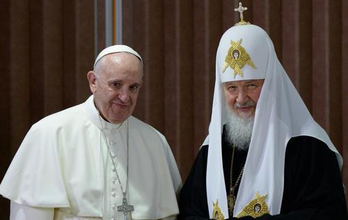 Патриарх Кирилл и Папа Римский Франциск одобряют переговорный процесс Москвы и Киева