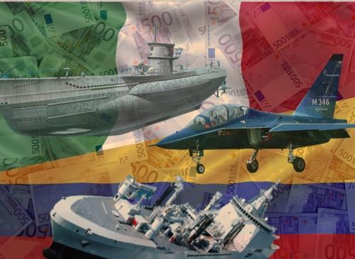Бывший премьер Италии пытался продать Колумбии военные корабли и самолеты