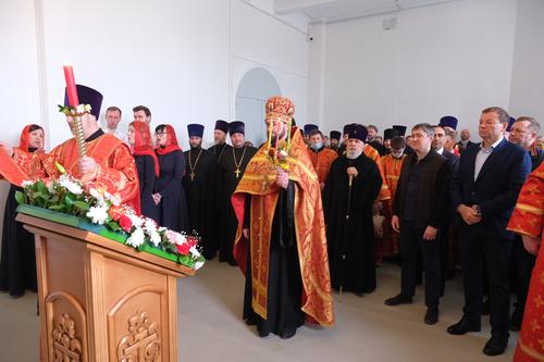 В Спасо-Преображенском кафедральном соборе Перми состоялось первое богослужение