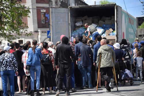 Минобороны: Россия доставила на Украину 18 435 тонны гуманитарной помощи