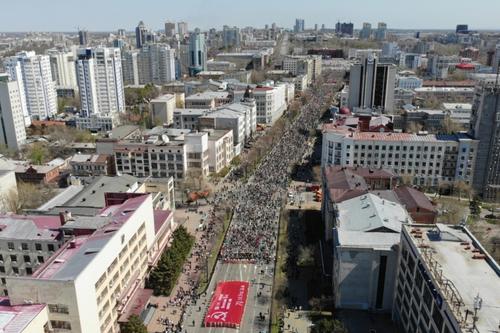«Бессмертный полк» собрал в Хабаровске около 60 тысяч участников
