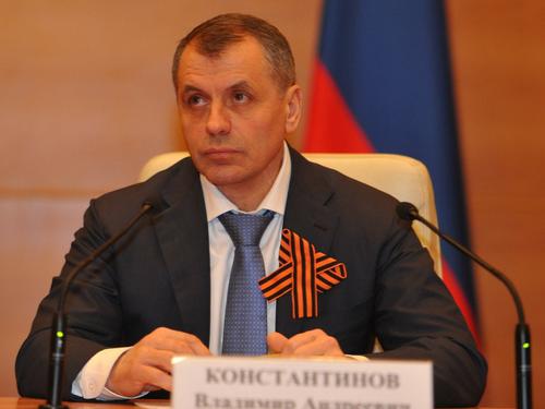 Глава крымского парламента Константинов считает нецелесообразным слияние южных областей Украины с Крымом