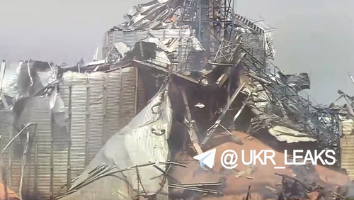 UkrLeaks: Боевики ВСУ нанесли удары по зернохранилищу в Рубежном