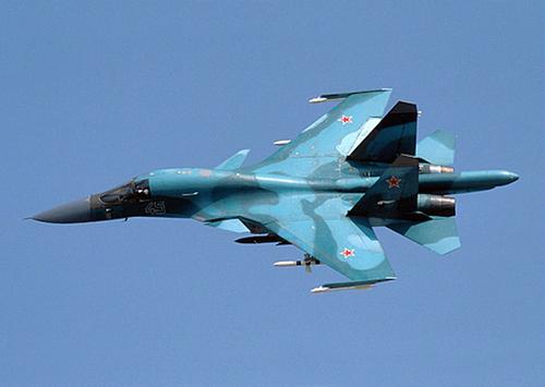 Министерство обороны РФ показало кадры ударов бомбардировщиков Су-34 по объектам ВСУ