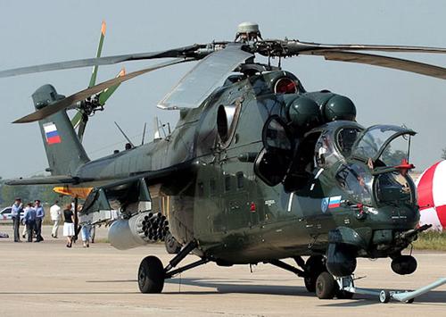 Минобороны продемонстрировало работу многоцелевых ударных вертолетов Ми-35 в рамках спецоперации на Украине