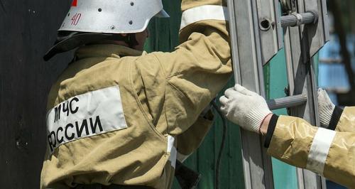 В частном доме на западе Москвы произошел пожар