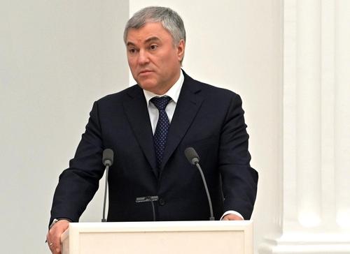 Володин предупредил депутатов Госдумы о возможности нового внеочередного пленарного заседания