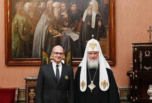 Патриарх Кирилл наградил главу АП Кириенко орденом князя Александра Невского