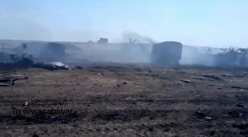 Российские десантники уничтожили колонну украинских националистов в двух километрах от Артёмовска