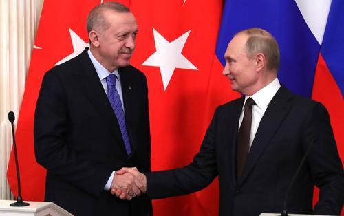NYT утверждает, что сотрудничество Путина и Эрдогана раздражает Запад