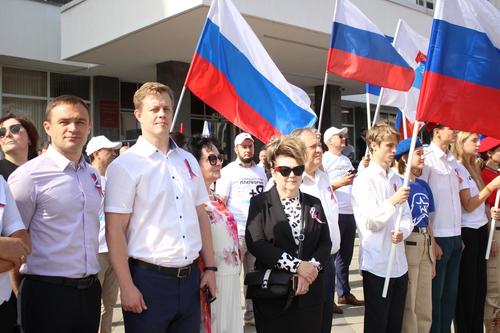 Общественная палата Краснодара приняла участие в церемонии поднятия Государственного флага РФ