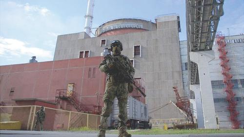 Запорожская АЭС в режиме бомбардировки