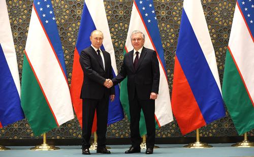 Президенты РФ и Узбекистана Путин и Мирзиеев подписали декларацию о стратегическом партнерстве между странами