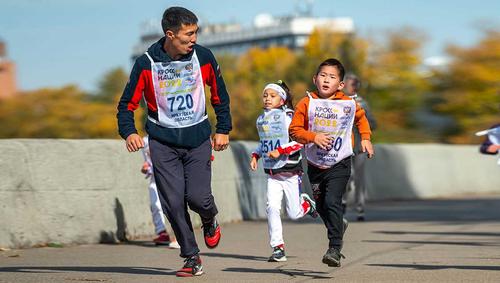 Более 9000 участников собрал Всероссийский день бега «Кросс Нации» в Приангарье