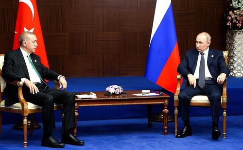 Песков: тематика Украины и пятисторонние переговоры по ней не обсуждалась на переговорах Путина и Эрдогана в Астане