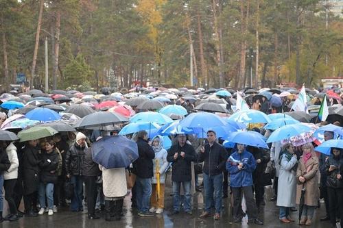 В Хабаровске прошел митинг в поддержку российских военных 