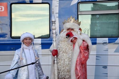 Дед Мороз прибыл из Великого Устюга в Хабаровск