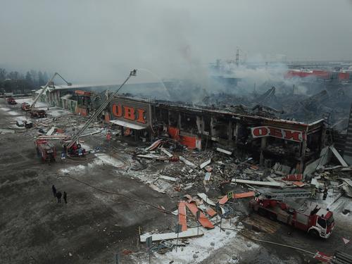 За несколько дней в Подмосковье произошло сразу два серьезных пожара в крупных торговых центрах
