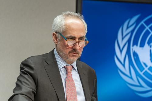 Дюжаррик заявил, что ООН хотела бы видеть мир на Украине, а не продолжение поставок вооружений