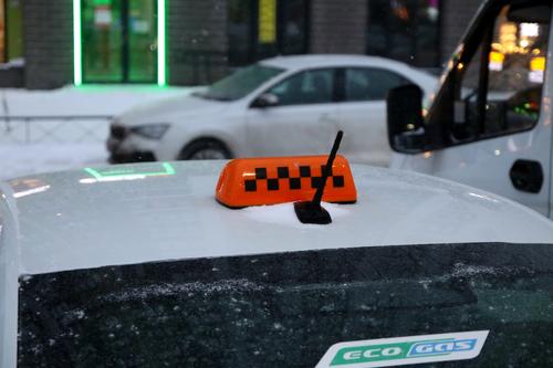 В Омске Дед Мороз стал подрабатывать таксистом