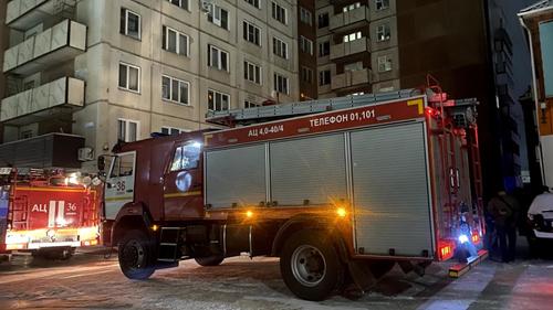 В Копейске 35 жителей девятиэтажки оказались на морозе из-за пожара