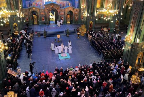 В Главном храме Вооруженных сил Российской федерации прошло Рождественское богослужение 