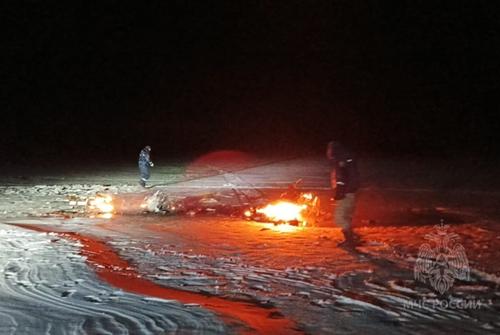 В Ивановской области на Волге под городом Юрьевец столкнулись два снегохода, в результате один человек погиб