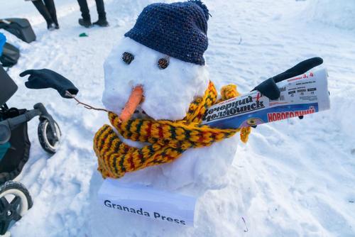 Более сотни снеговиков слепили участники благотворительной акции в Челябинске