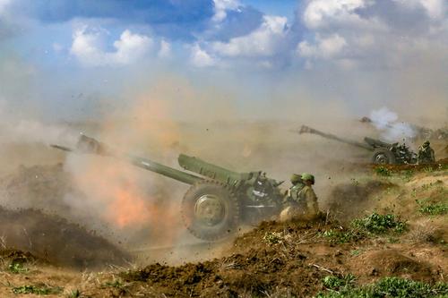 РИА Новости: российские артиллеристы уничтожили склад ВСУ в Херсоне