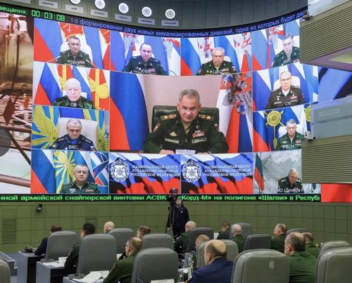 Российский военный министр провел селекторное совещание, на котором, кроме прочих тем, говорили об СВО