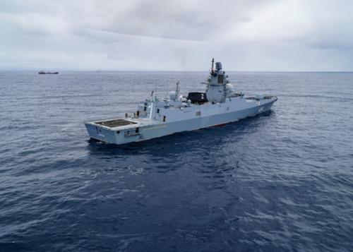 В Индийском океане закончились совместные военно-морские манёвры кораблей РФ, КНР и ЮАР