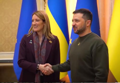 Зеленский заявил главе Европарламента Метсоле, что Украина будет готова начать переговоры о вступлении в ЕС уже в этом году