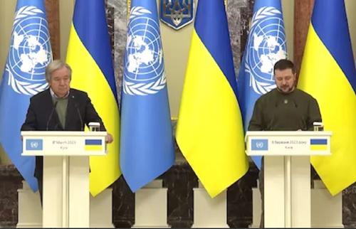 Зеленский и Гутерреш обсудили в Киеве продление зерновой сделки