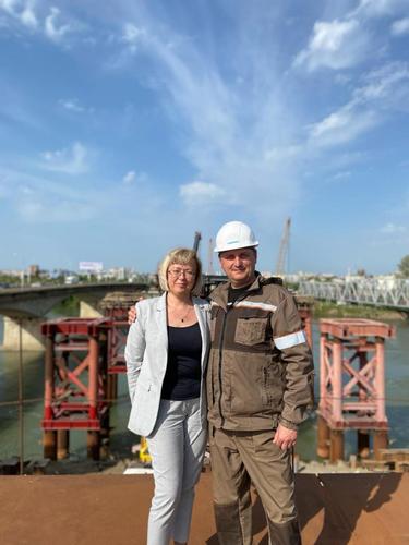 На строящемся Яблоновском мосту летом могут частично запустить движение
