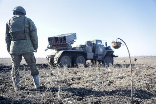 Минобороны РФ: российские военные уничтожили две украинские боевые машины РСЗО 