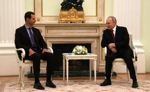 Путин проведет встречу с Асадом с глазу на глаз за рабочим завтраком