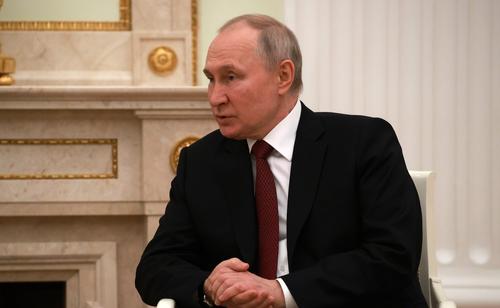 Путин встретился в Кремле с президентом Южной Осетии Аланом Гаглоевым
