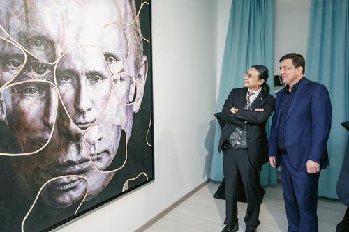 Портрет Путина «Всевидящий В» поставят в музее под усиленную охрану