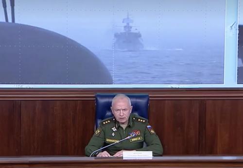 Заместитель министра обороны РФ Александр Фомин рассказал военным атташе о ходе внезапной проверки сил Тихоокеанского флота  
