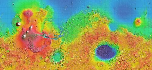 Новая карта Марса позволяет «увидеть всю планету сразу»