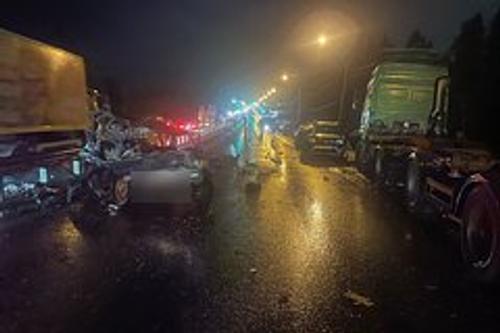 В Подмосковье в результате ДТП на Киевском шоссе с участием фуры и шести легковых автомобилей погибли четыре человека