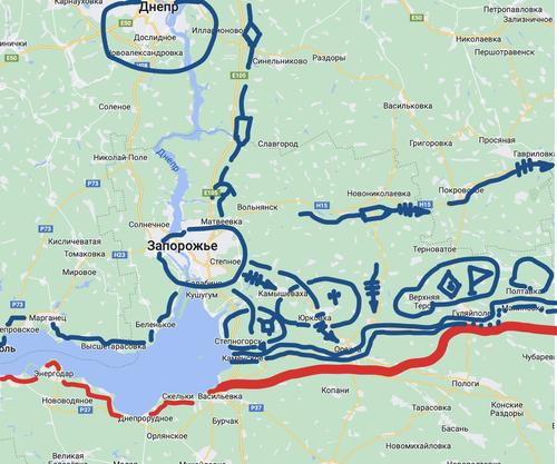 На Запорожском направлении ВСУ демонстративно подтягивают крупные силы к линии фронта