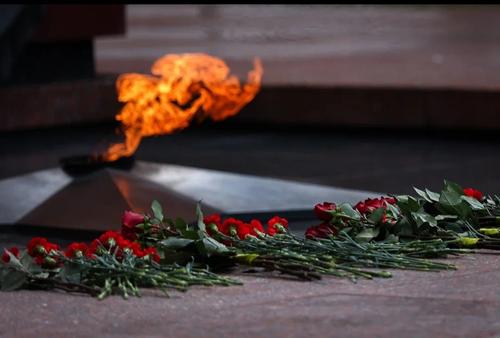 Андрей Воробьев и герои СВО почтили память погибших в Великой Отечественной войне 