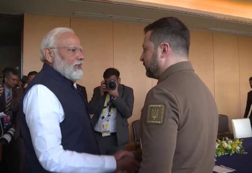 Зеленский впервые с начала СВО встретился премьер-министром Индии и пригласил его присоединиться к украинской «формуле мира»
