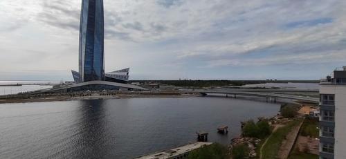 В Петербурге открыли два путепровода, соединяющих «Лахта центр» с магистралями