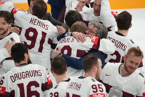 Сборная Латвии по хоккею впервые в истории завоевала медали на мировом первенстве
