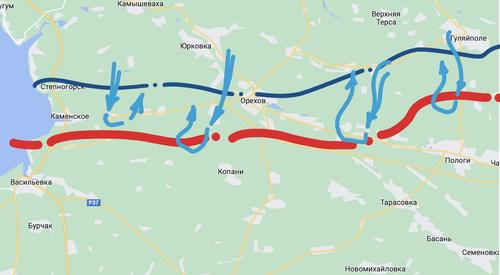 Похоже ВСУ нанесли основной удар на Запорожском направлении, бои продолжаются